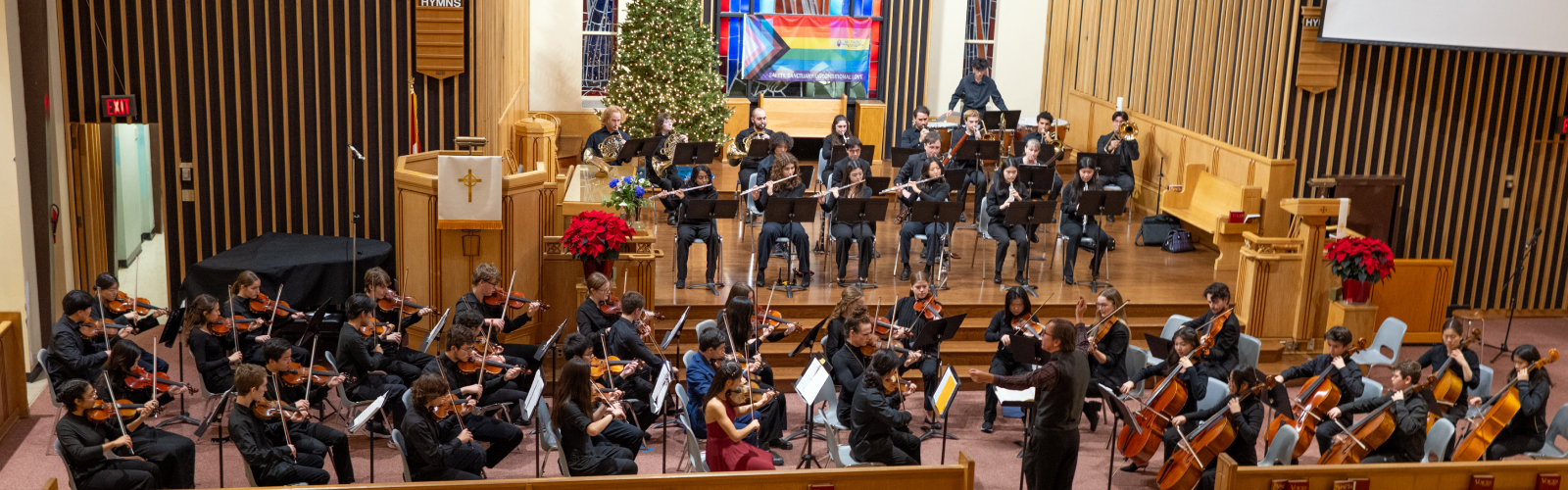 The Kitchener Waterloo Youth Orchestra performing. Photo credit to Joe Petrik.